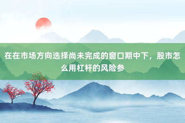 在在市场方向选择尚未完成的窗口期中下，股市怎么用杠杆的风险参