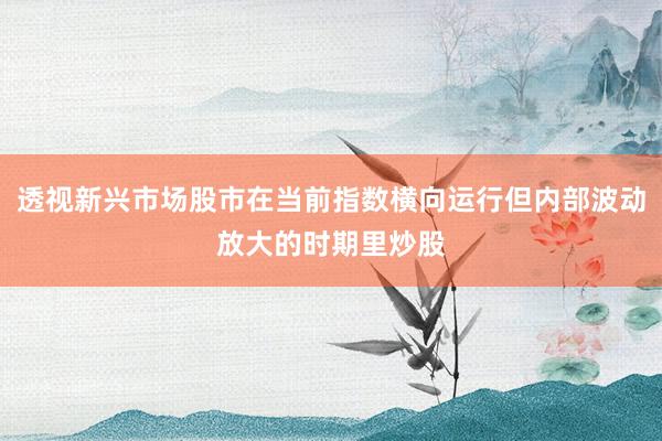 透视新兴市场股市在当前指数横向运行但内部波动放大的时期里炒股